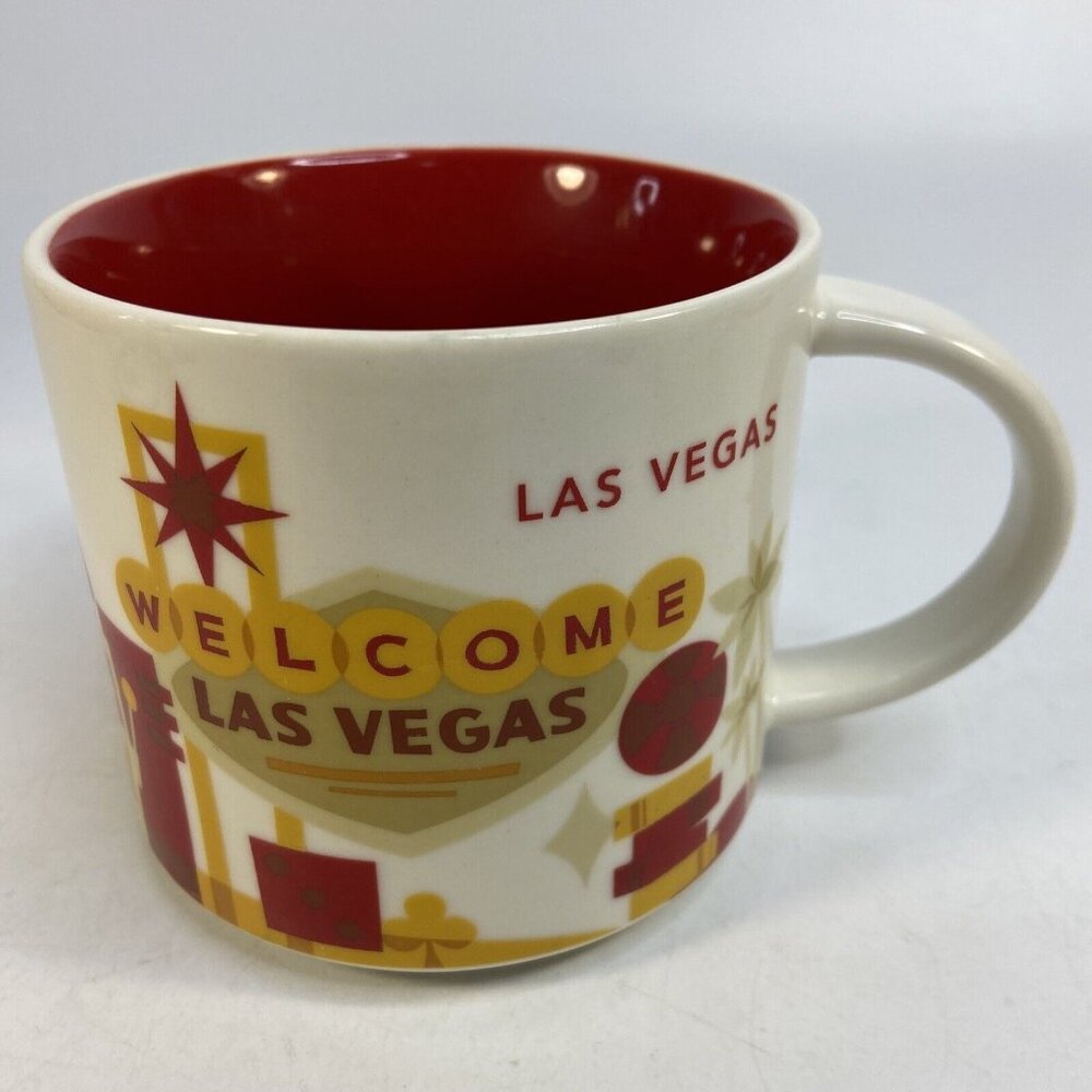 2012 Starbucks Coffee Mug Las Vegas You Are Here Collectible 2019 Iconic Strip